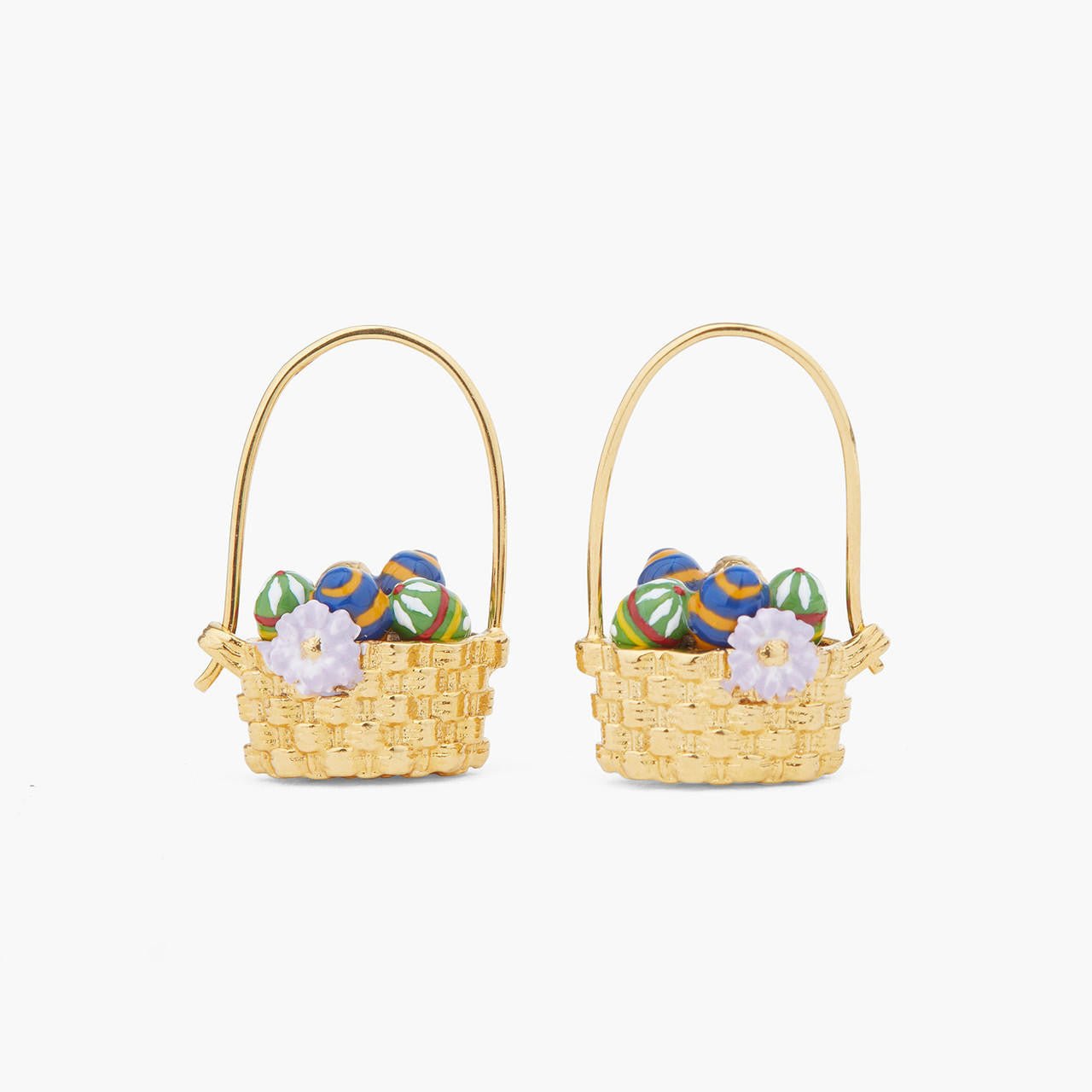 Easter Bunny Dangle Earrings - Easter Basket Gift Filler - Rabbit Drop –  Ella's Adornments
